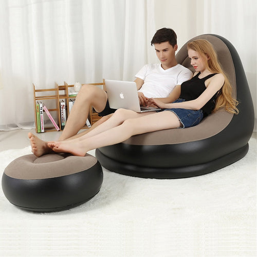 Inflatable Sofa One Seat with Inflator Pump Set Inflatable