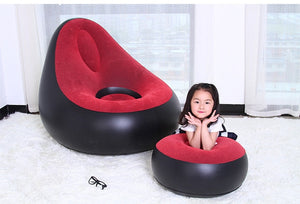 1Set Inflatable Sofa with Inflator Pump Inflatable