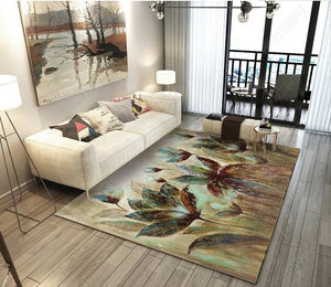 Modern New Chinese-style 3D Printed Rug Mat Carpet