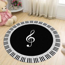 Load image into Gallery viewer, Round Carpet New Piano And Keyboard Round Carpets