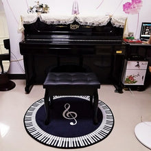 Load image into Gallery viewer, Round Carpet New Piano And Keyboard Round Carpets