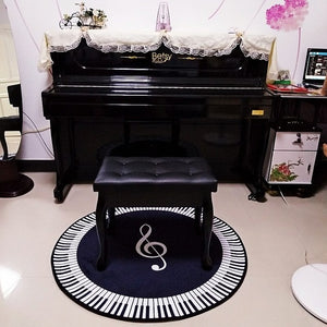 Round Carpet New Piano And Keyboard Round Carpets