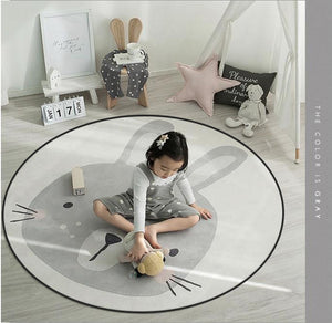 Cartoon Cute Round Decorative Carpet