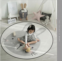 Load image into Gallery viewer, Cartoon Cute Round Decorative Carpet